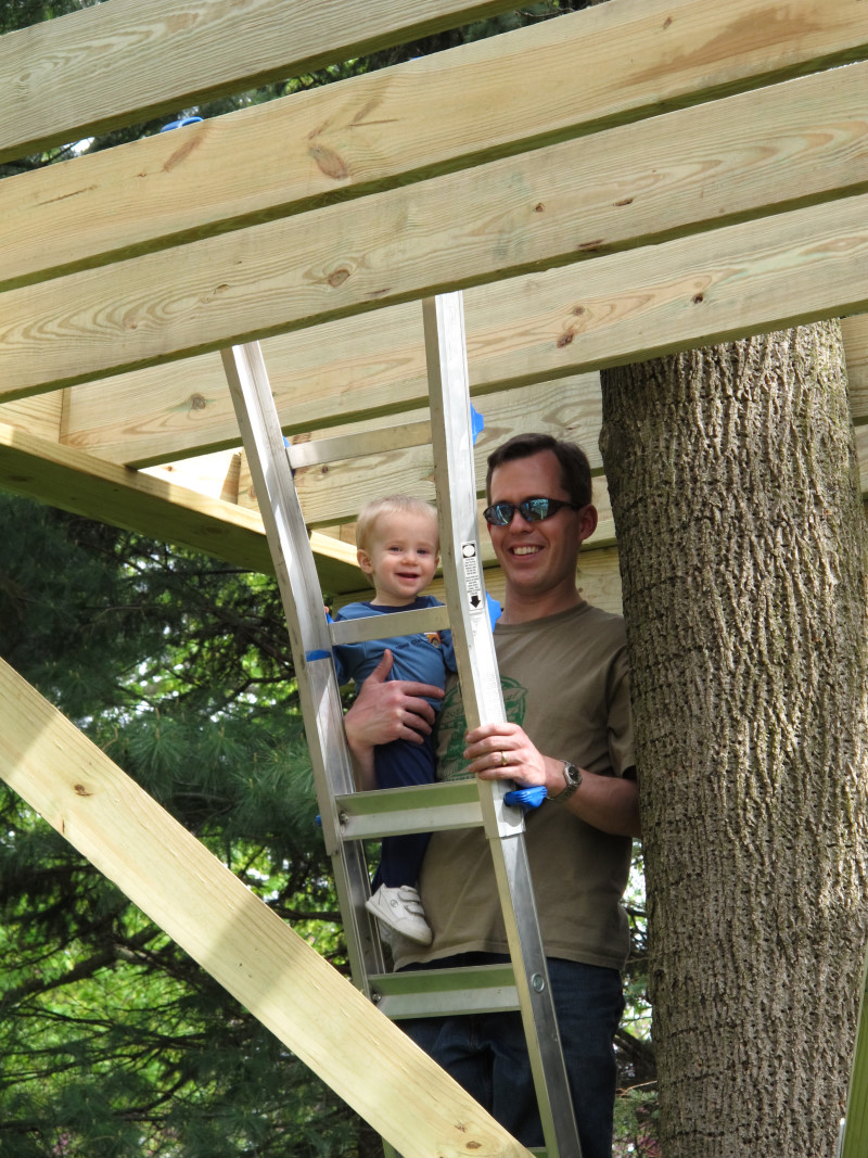Treehouse progress photo