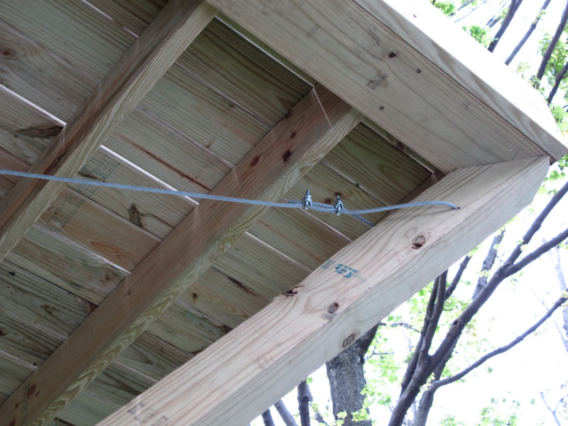 Treehouse progress photo