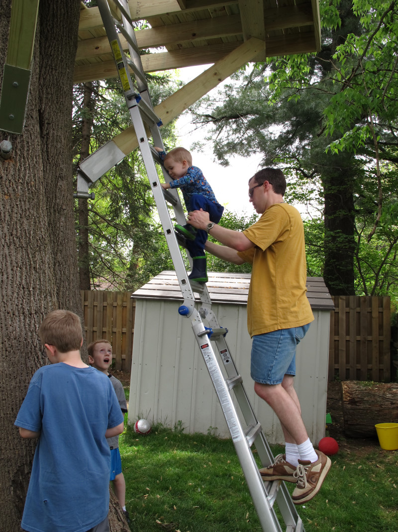 Treehouse progress photo