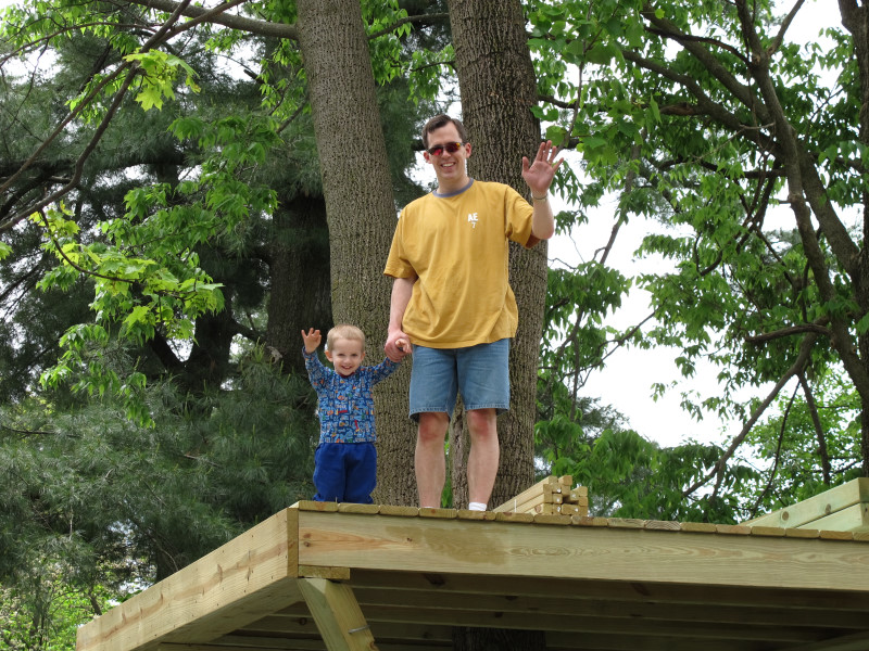 Treehouse progress photo