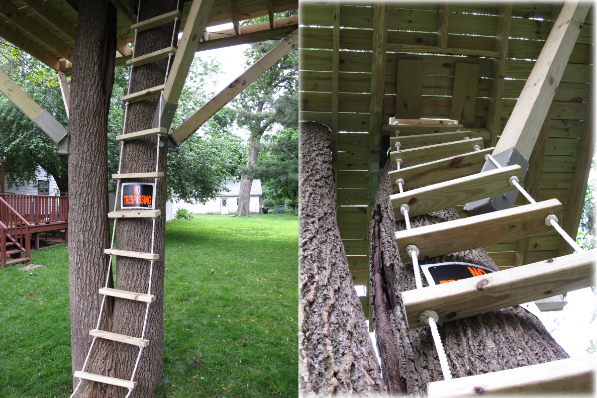 Treehouse progress photo