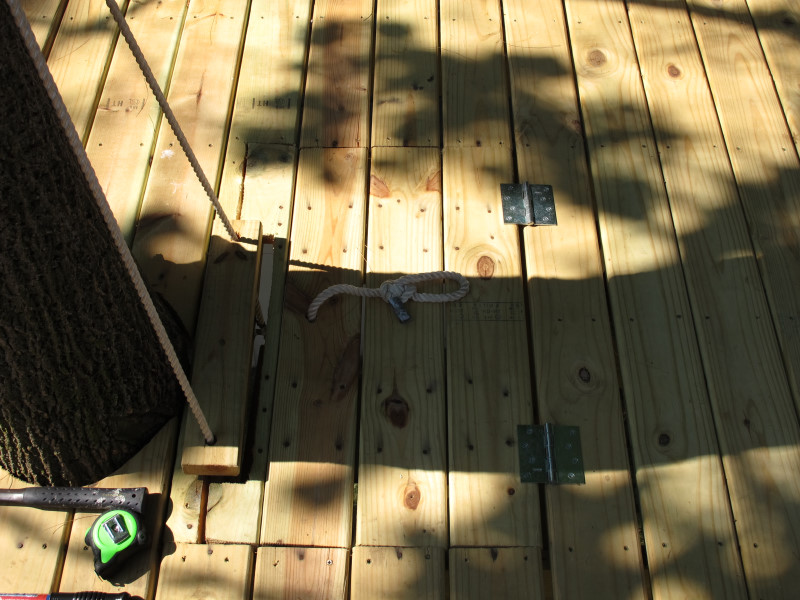 Treehouse progress photo