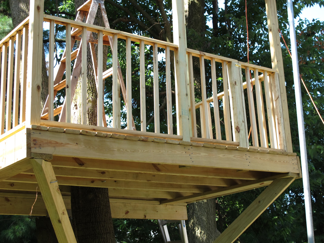 Treehouse progress photo