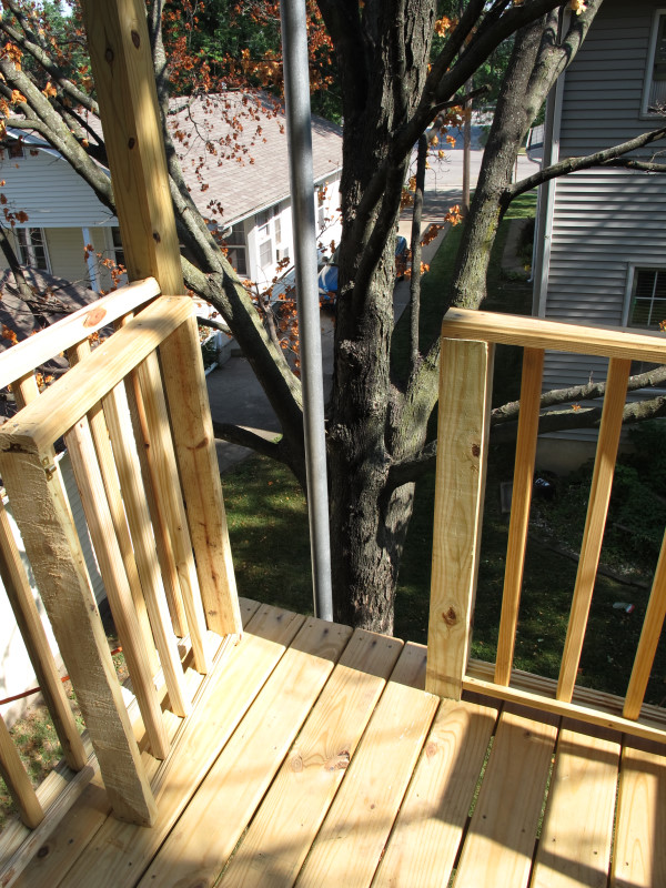 Treehouse progress photo