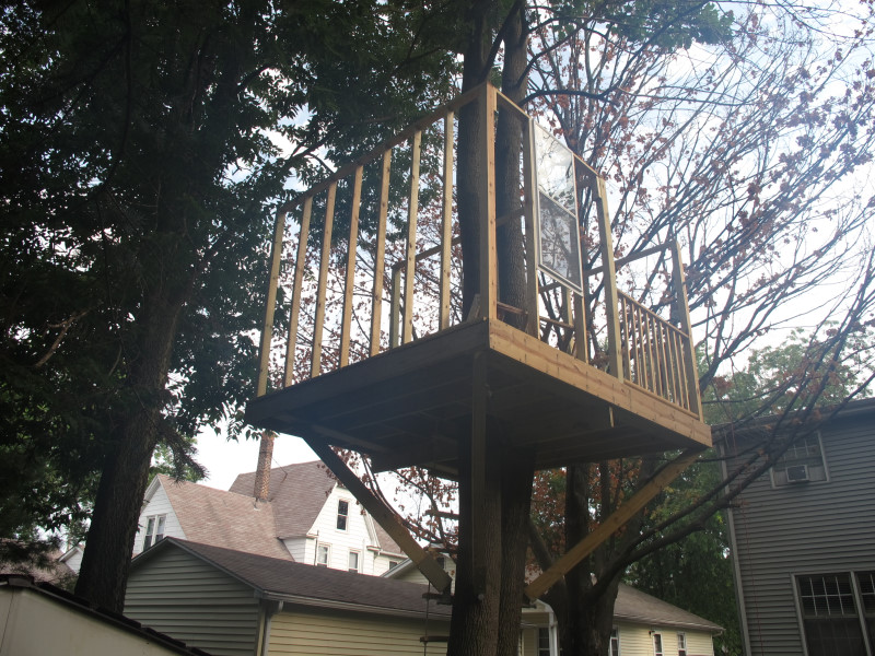 Treehouse progress photo