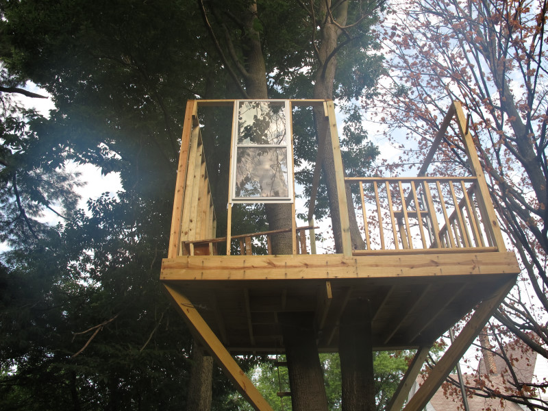 Treehouse progress photo