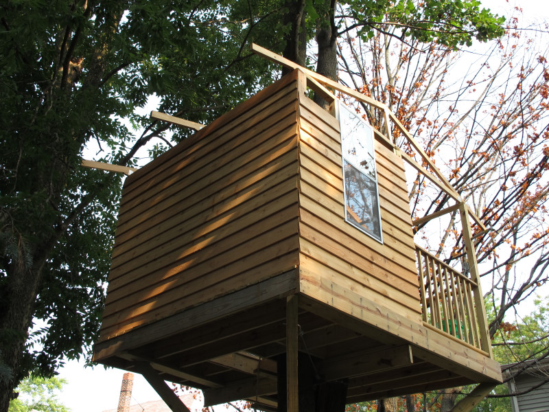 Treehouse progress photo