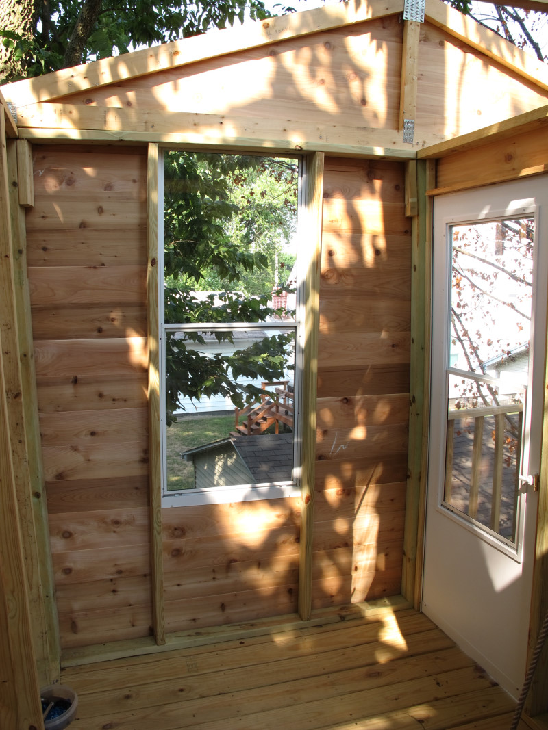 Treehouse progress photo