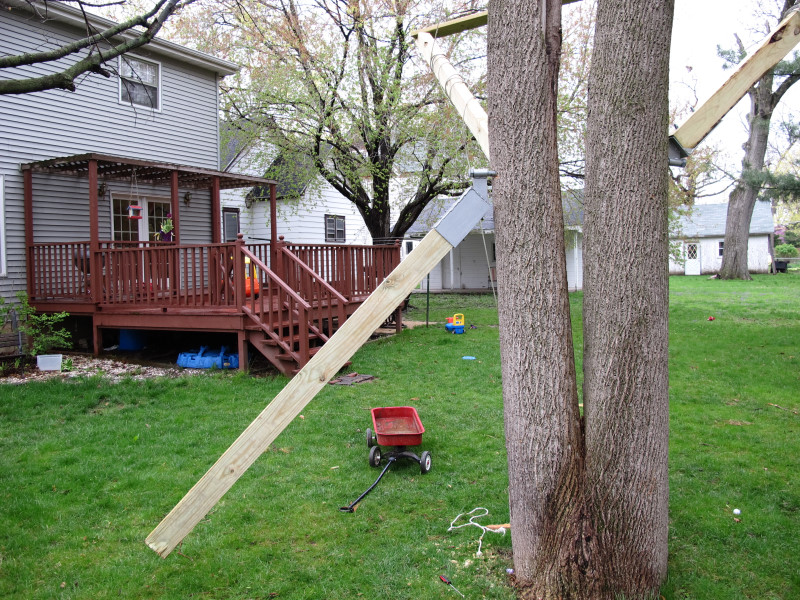 Treehouse progress photo